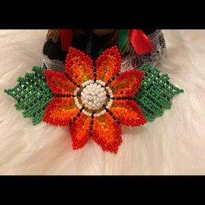 Beaded hair clip